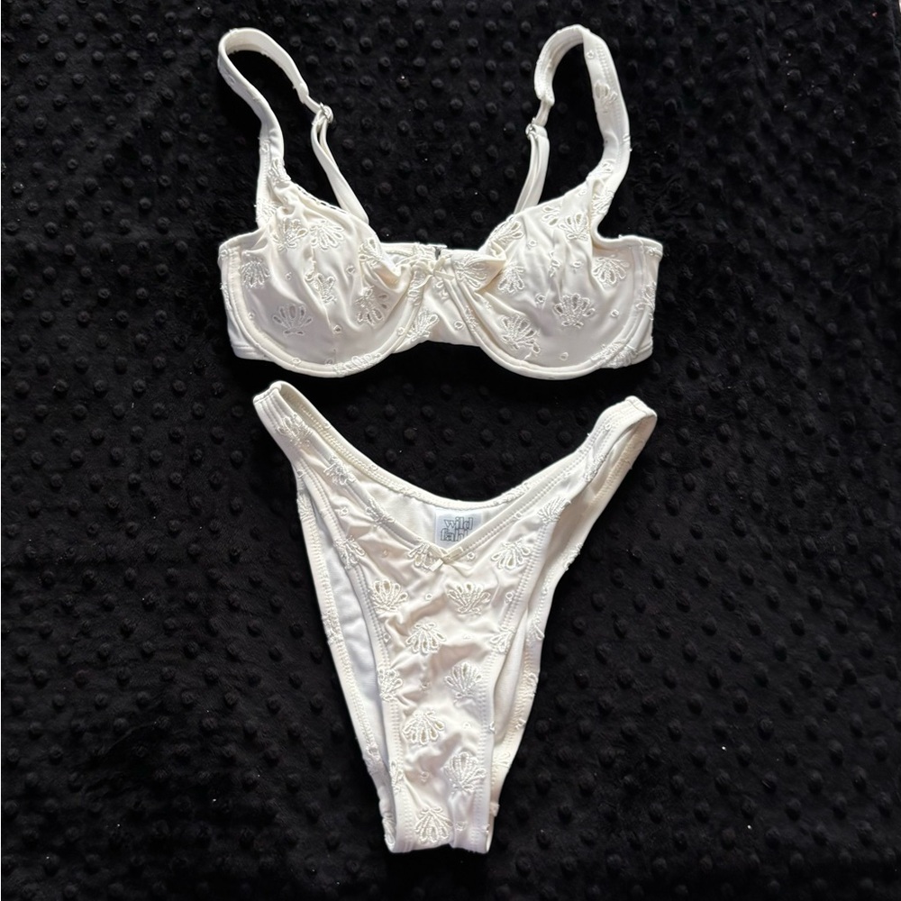 Elegant White Lace Bikini Set